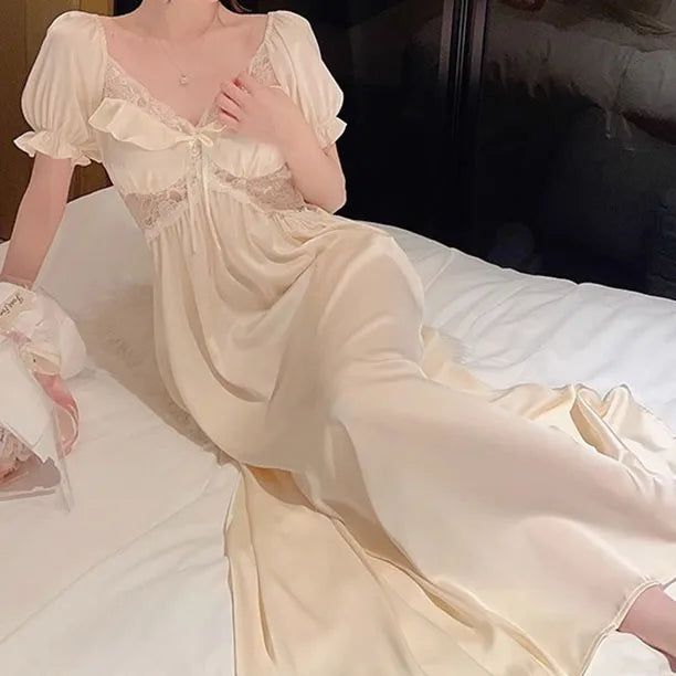 Luxury Silk Princess Nightgown