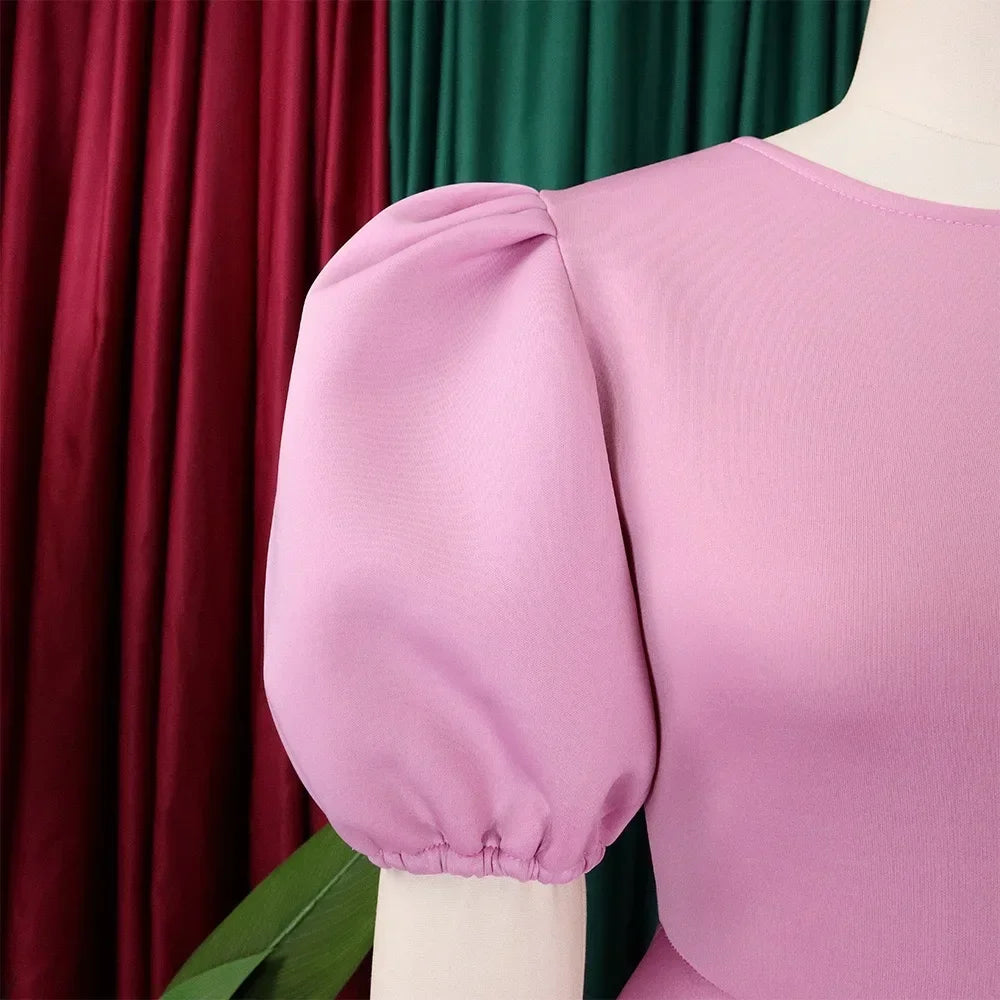 High-Waist Luxury Dress