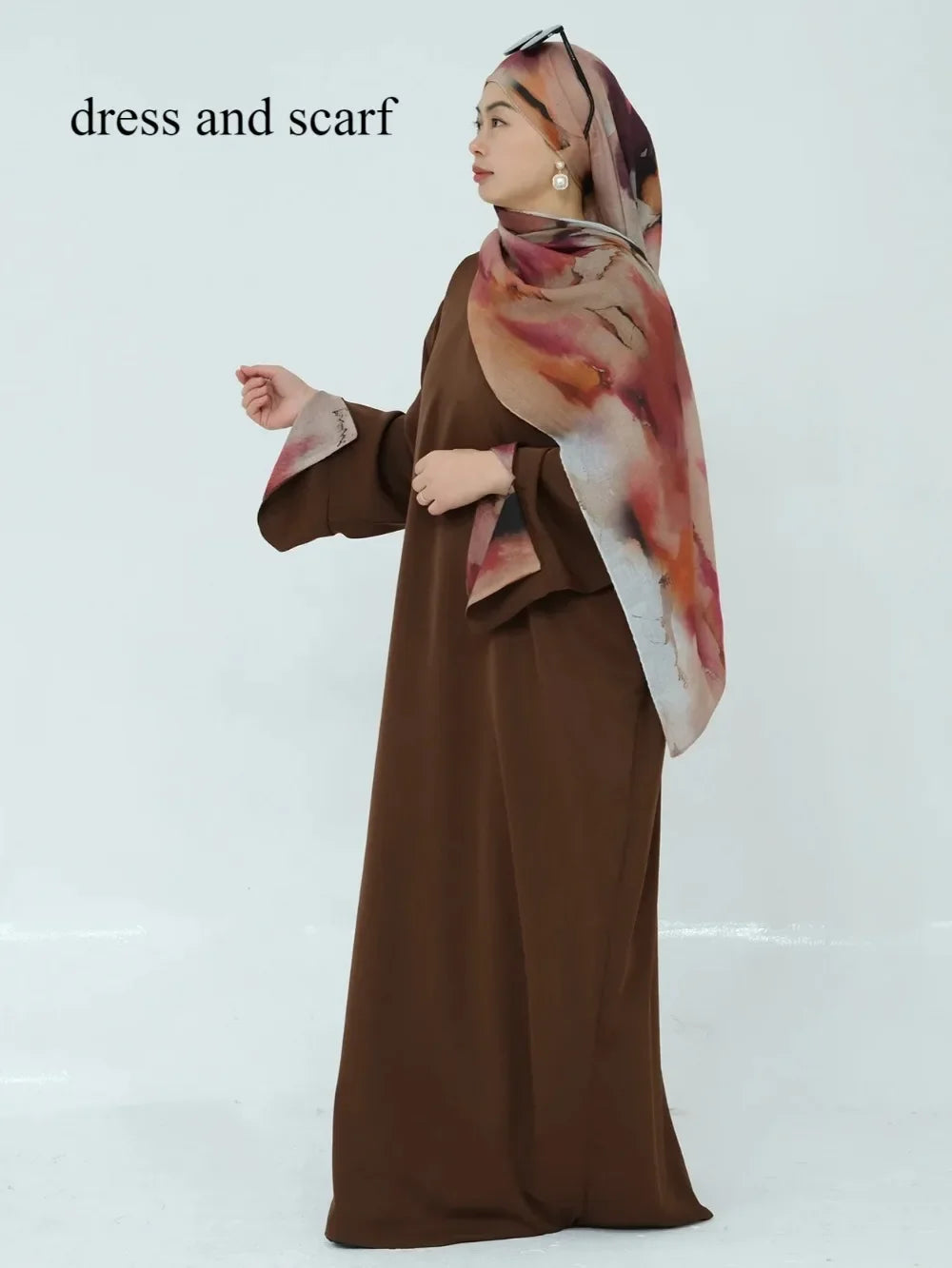 Hand-Embroidered Floral Dress