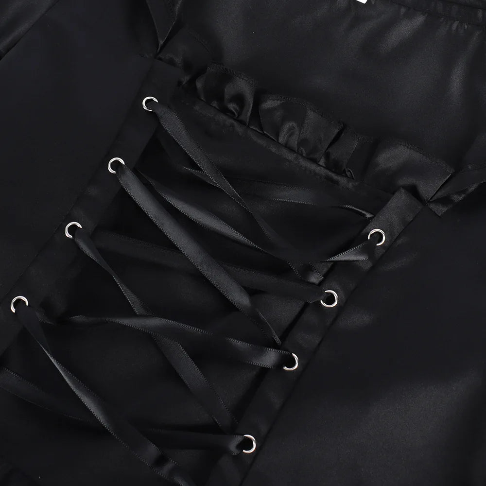 Gothic Hooded Maxi Dress