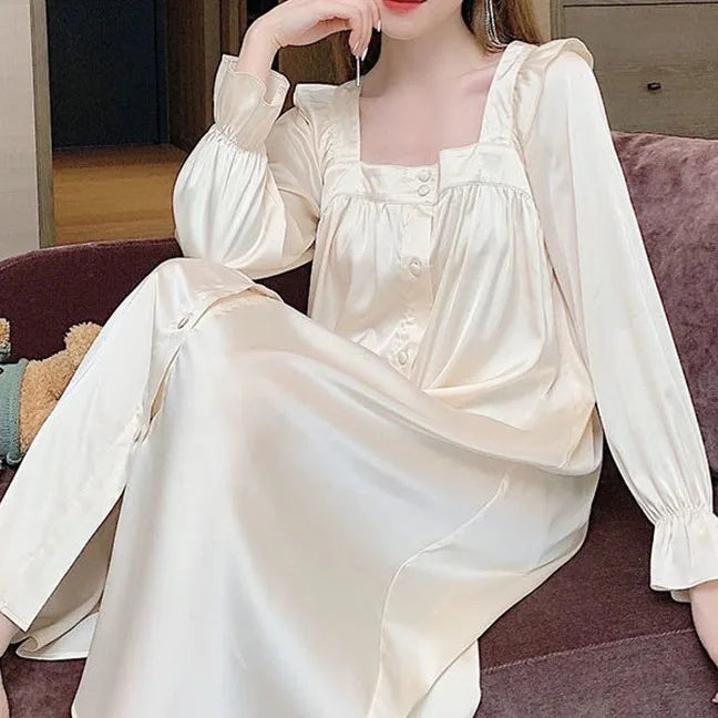 Luxury Silk Princess Nightgown