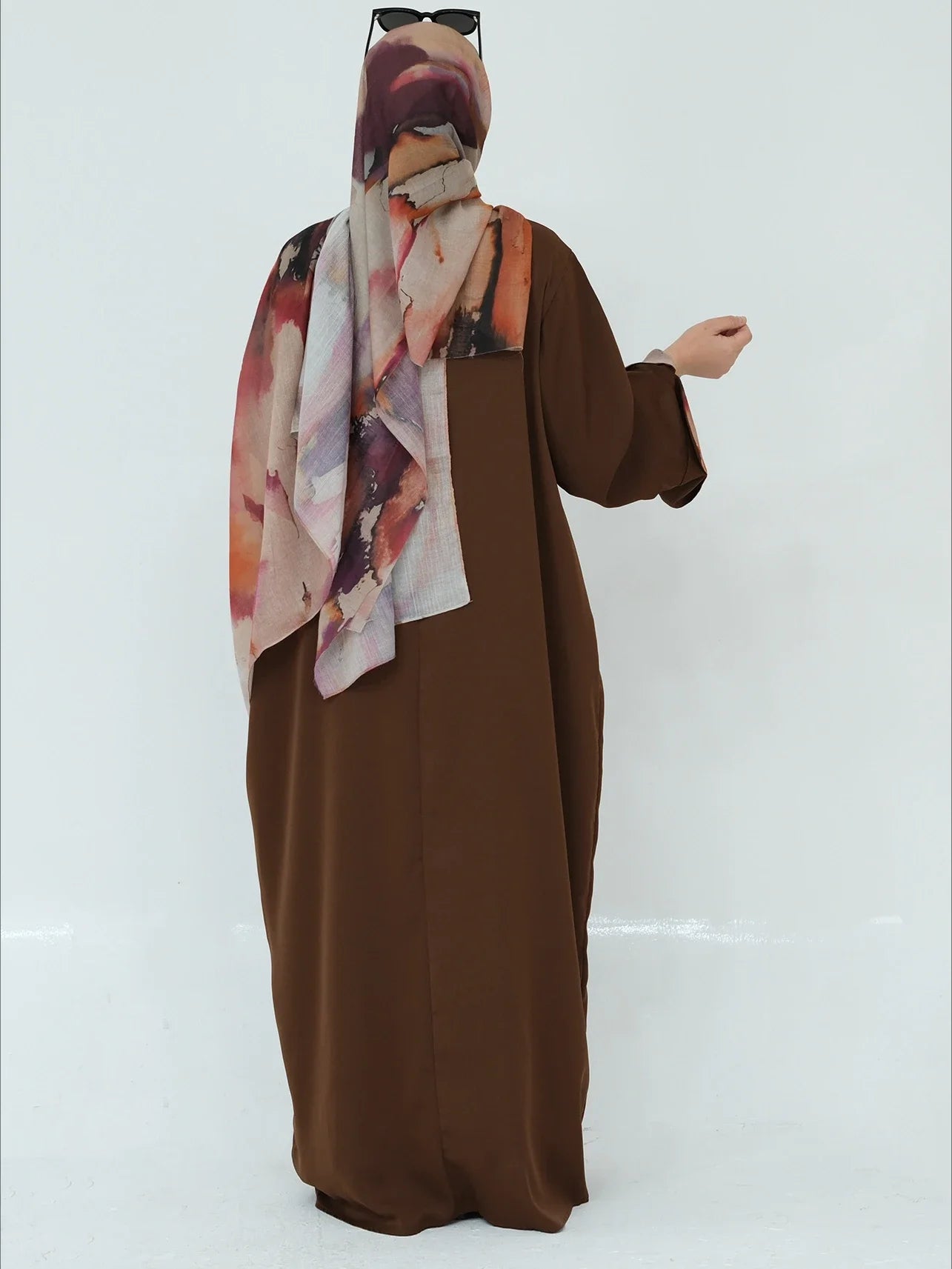 Hand-Embroidered Floral Dress