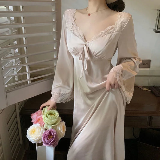 Luxury Silk Princess Nightgown