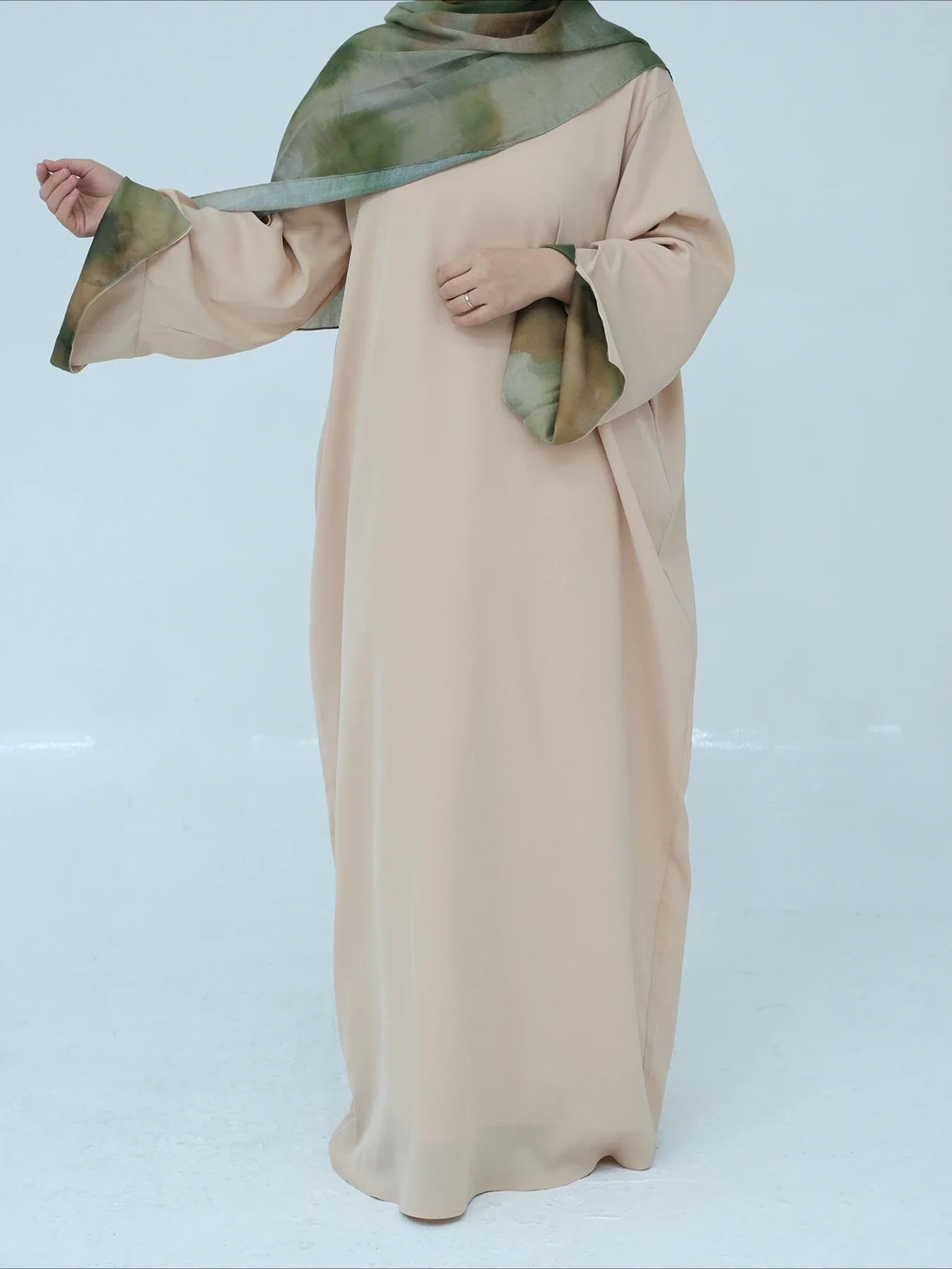 Hand-Embroidered Floral Dress