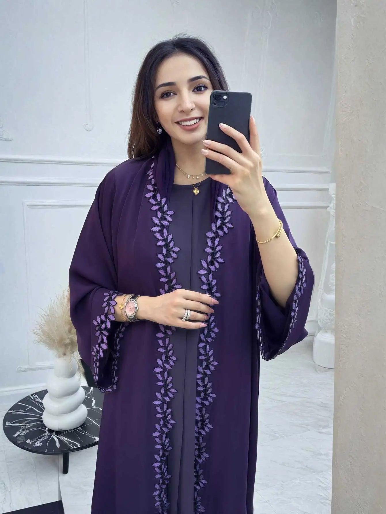 Dubai Embroidered Abaya
