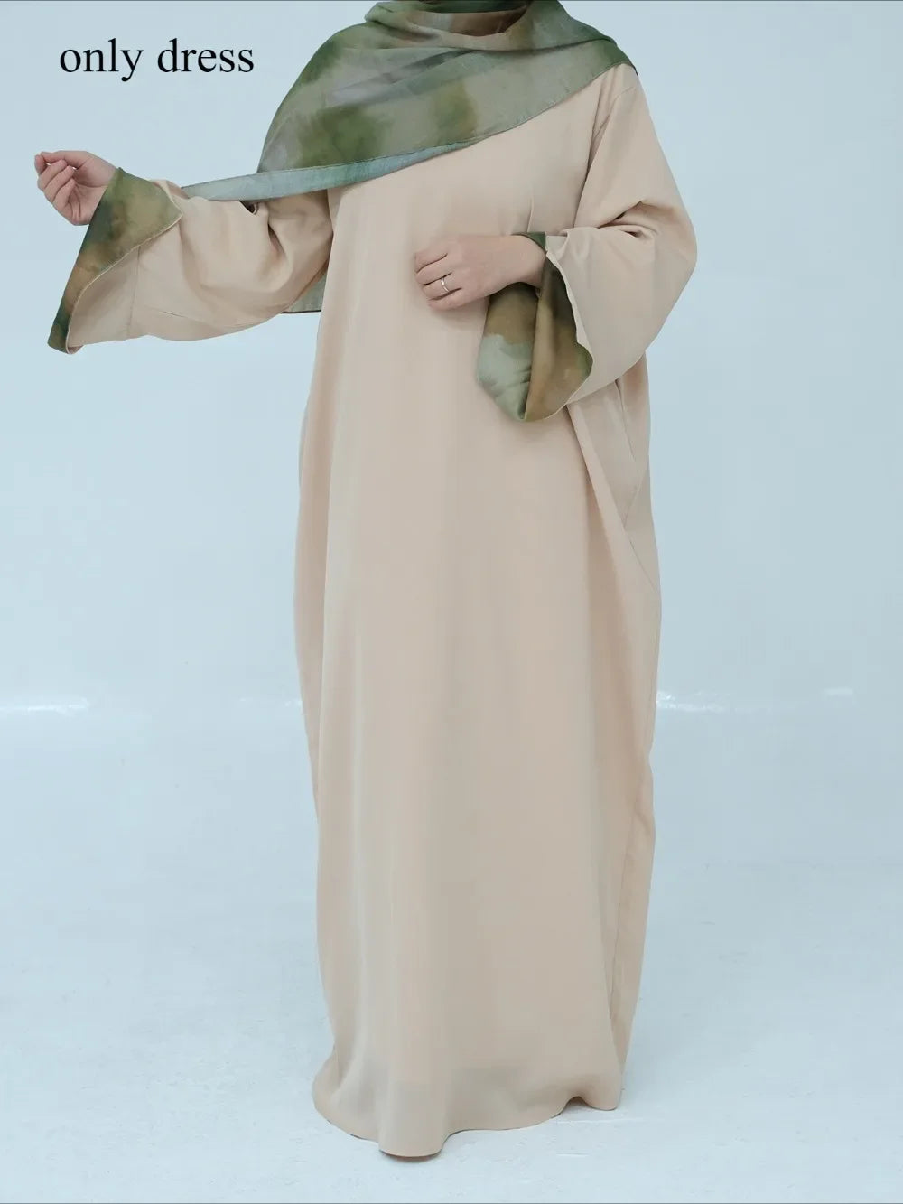 Hand-Embroidered Floral Dress