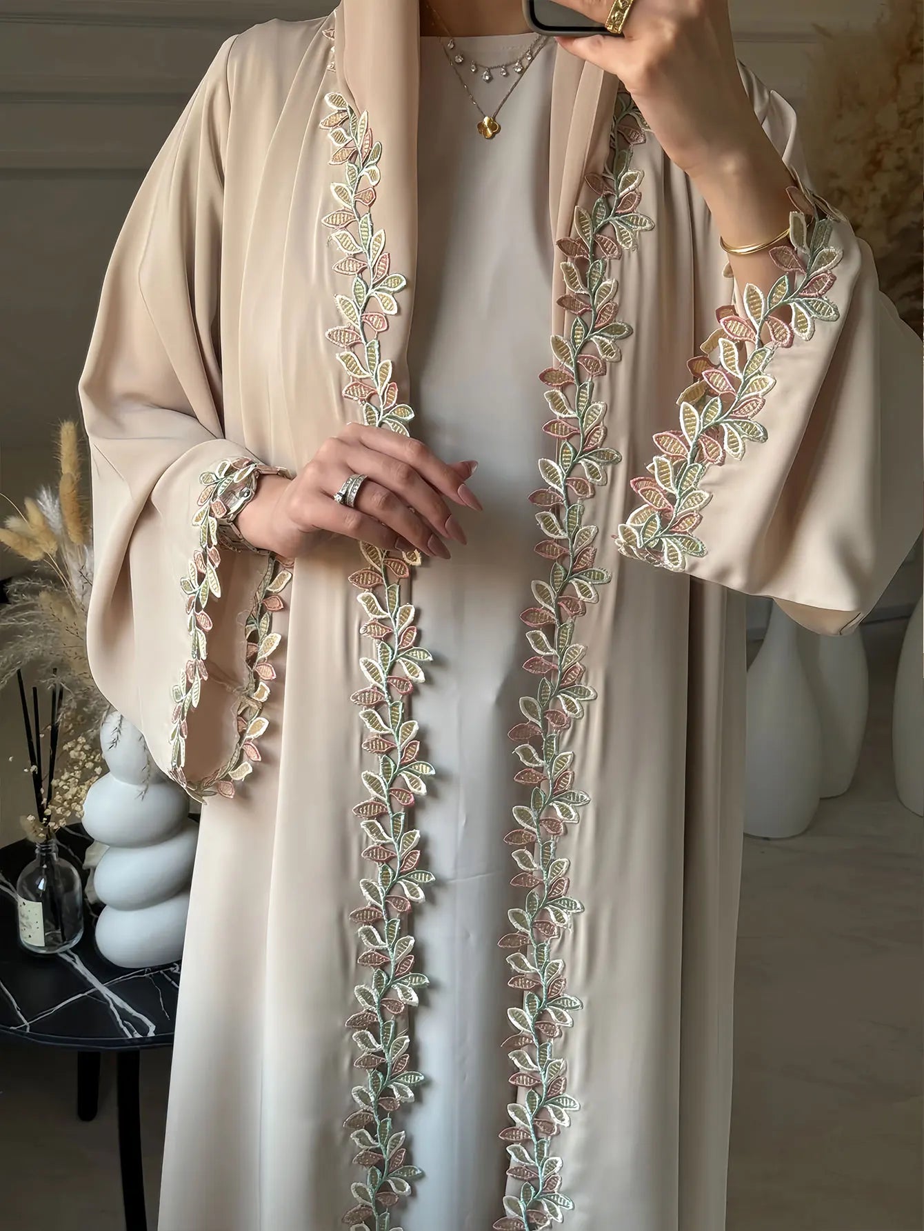 Dubai Embroidered Abaya