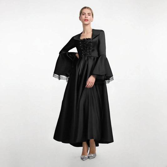 Gothic Hooded Maxi Dress