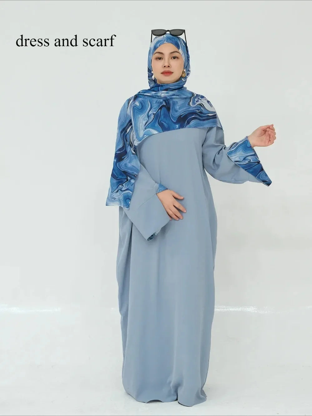 Hand-Embroidered Floral Dress