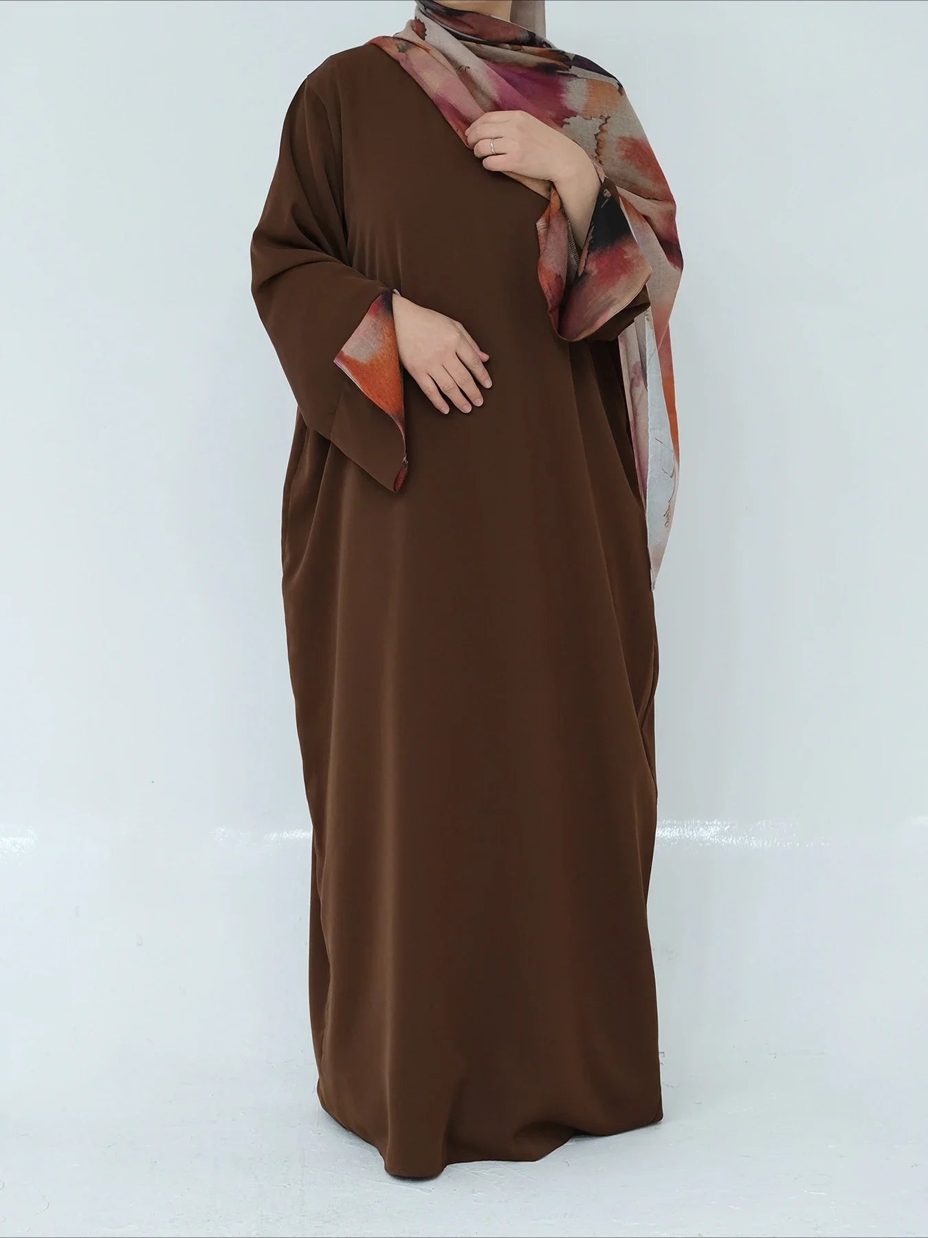 Hand-Embroidered Floral Dress